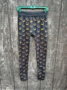 Foil Pumpkin Soft Leggings